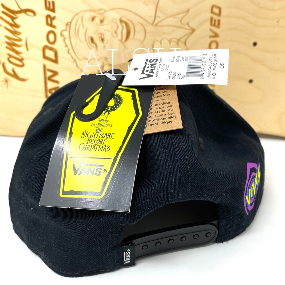 VANS Nightmare before Christmas Cap SnapBack Black - Picture 4 of 8